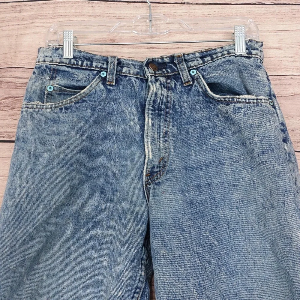 Levi's Orange Tab Shorts Mens 30 Blue Denim Distressed Cutoff USA Vintage